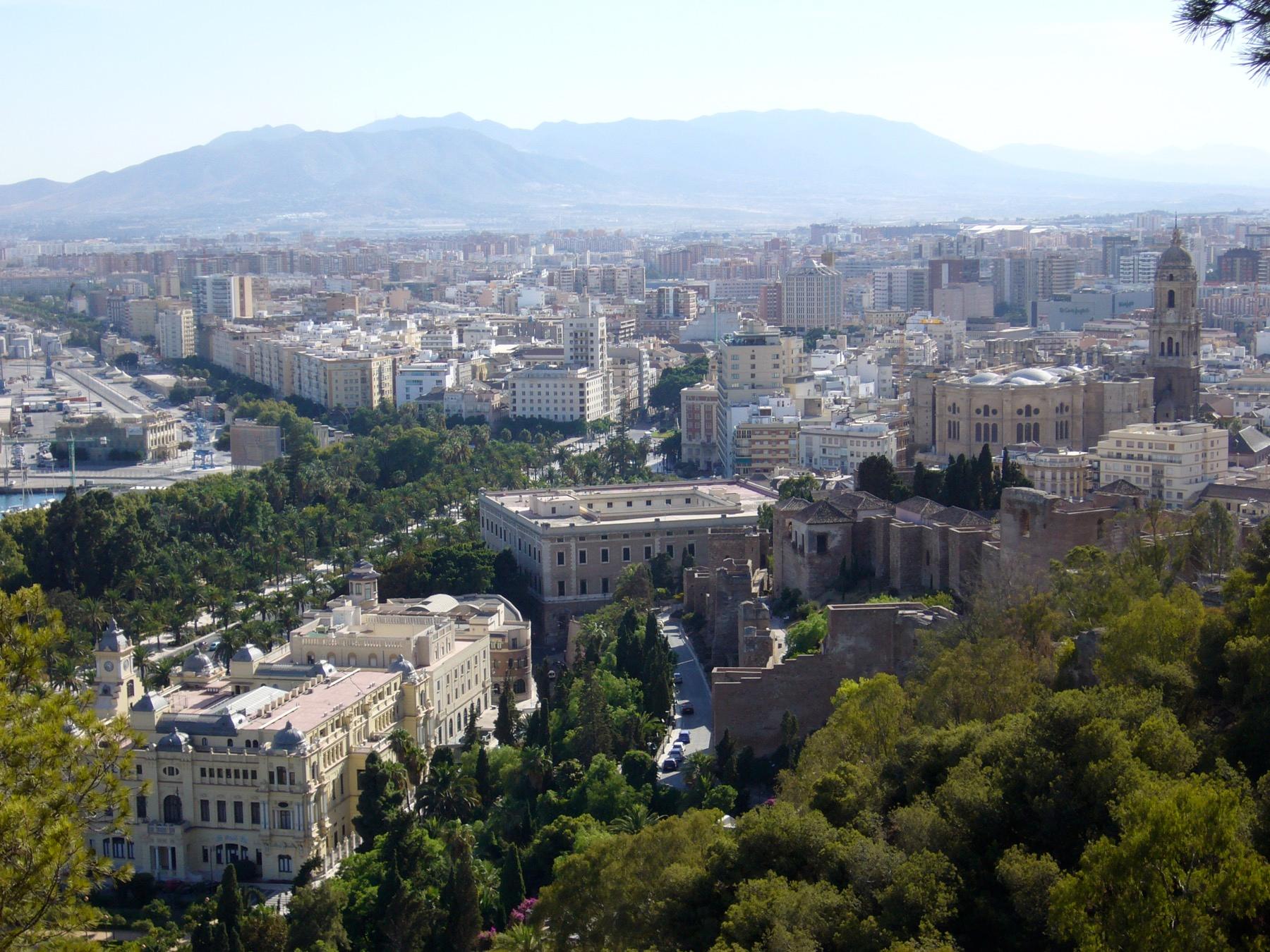 Malaga city, Costa del Sol, Spain